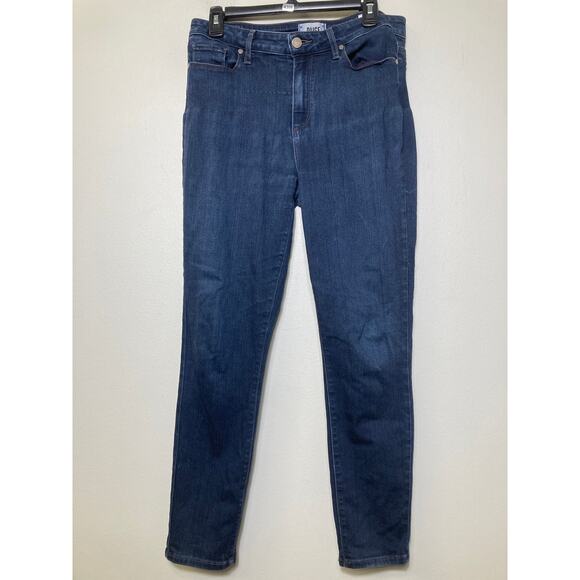 Paige Hoxton Ankle Dark Wash Denim sz 31 - Picture 1 of 2